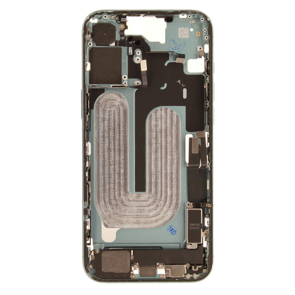 Rear Cover (Pulled A) incl. small parts - Green, For iPhone 16 Plus