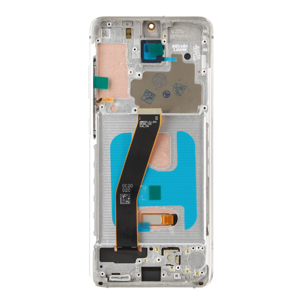 Módulo Pantalla For Galaxy Display (Compatible soft) - White, For Samsung Galaxy S20; SM-G980 Original Service Pack GH82-31432B