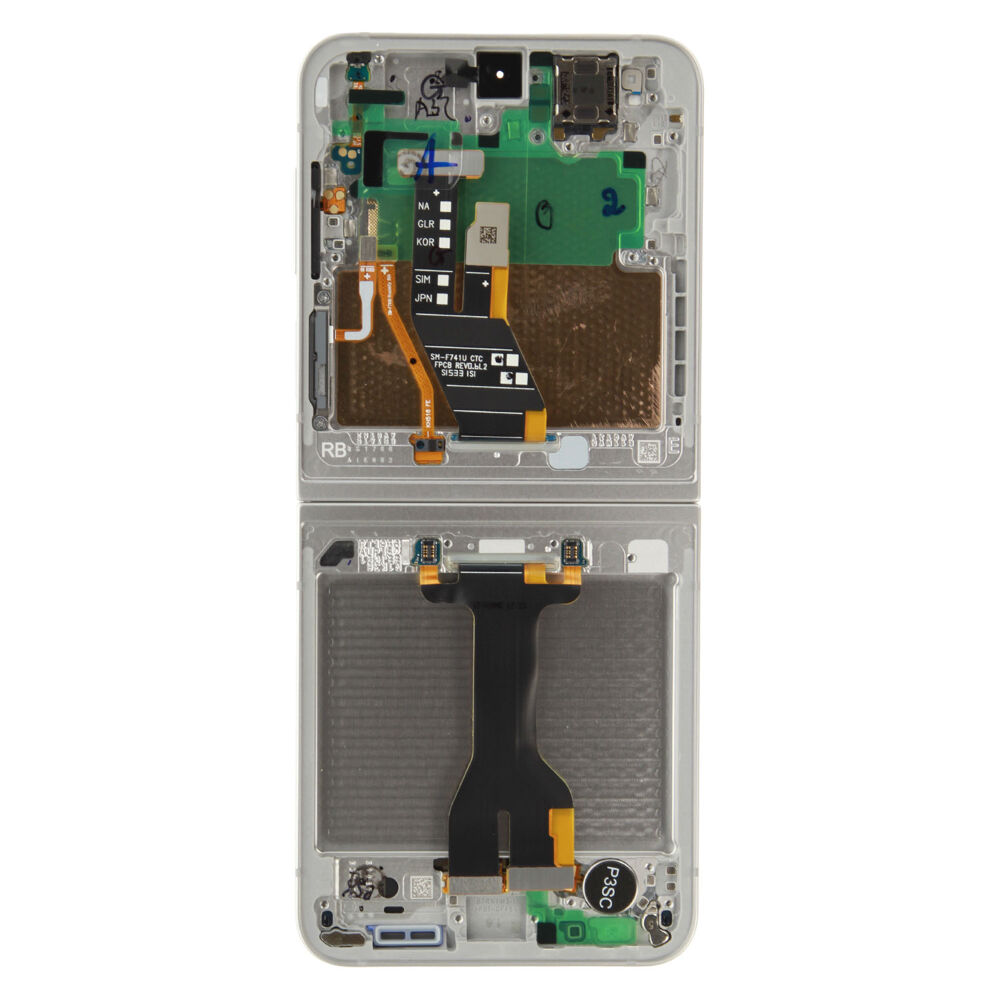 Módulo Pantalla Display (Original) - White, Samsung Galaxy Z Flip7 FE; SM-F761 Original Service Pack GH82-37734B