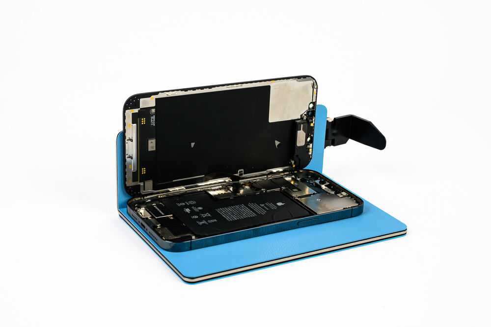 Wrepair Screen Support ESD Blue, iPhone 12 and up