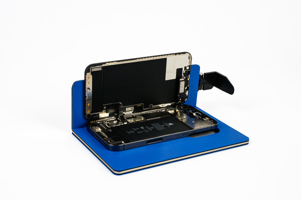 Wrepair Screen Support ESD Royal Blue, iPhone 12 and up
