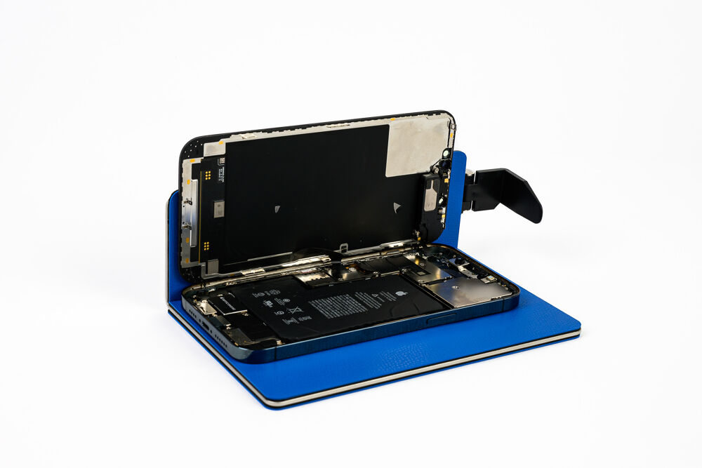 Wrepair Screen Support ESD Royal Blue, iPhone 12 and up