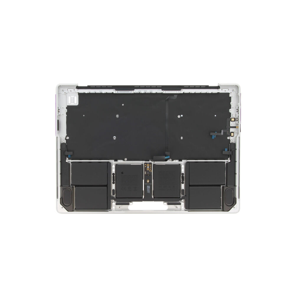 Top Case with Keyboard ANSI US incl. Battery (Original) - Silver, Apple MacBook Pro 14 (M4 Pro) (2024)