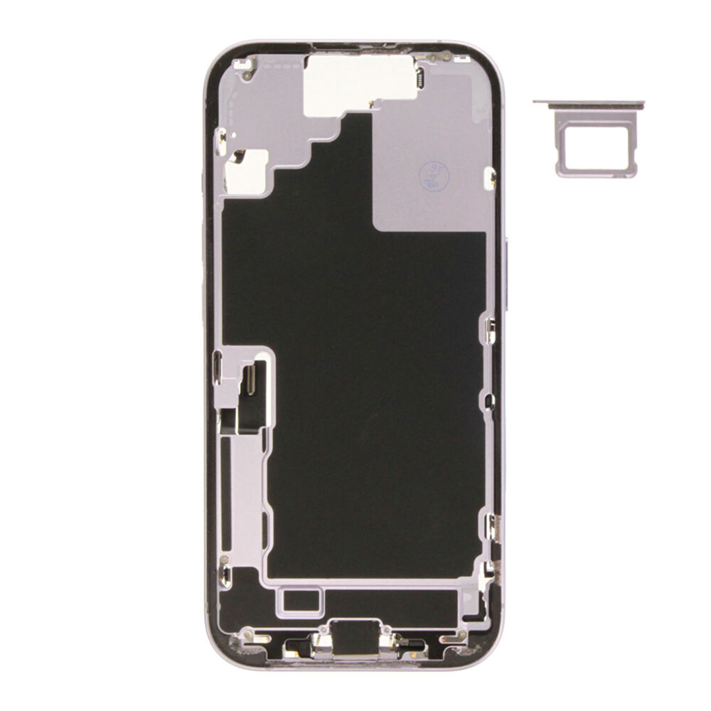 Middle Frame (Pulled A) incl. small parts - Purple, For iPhone 17