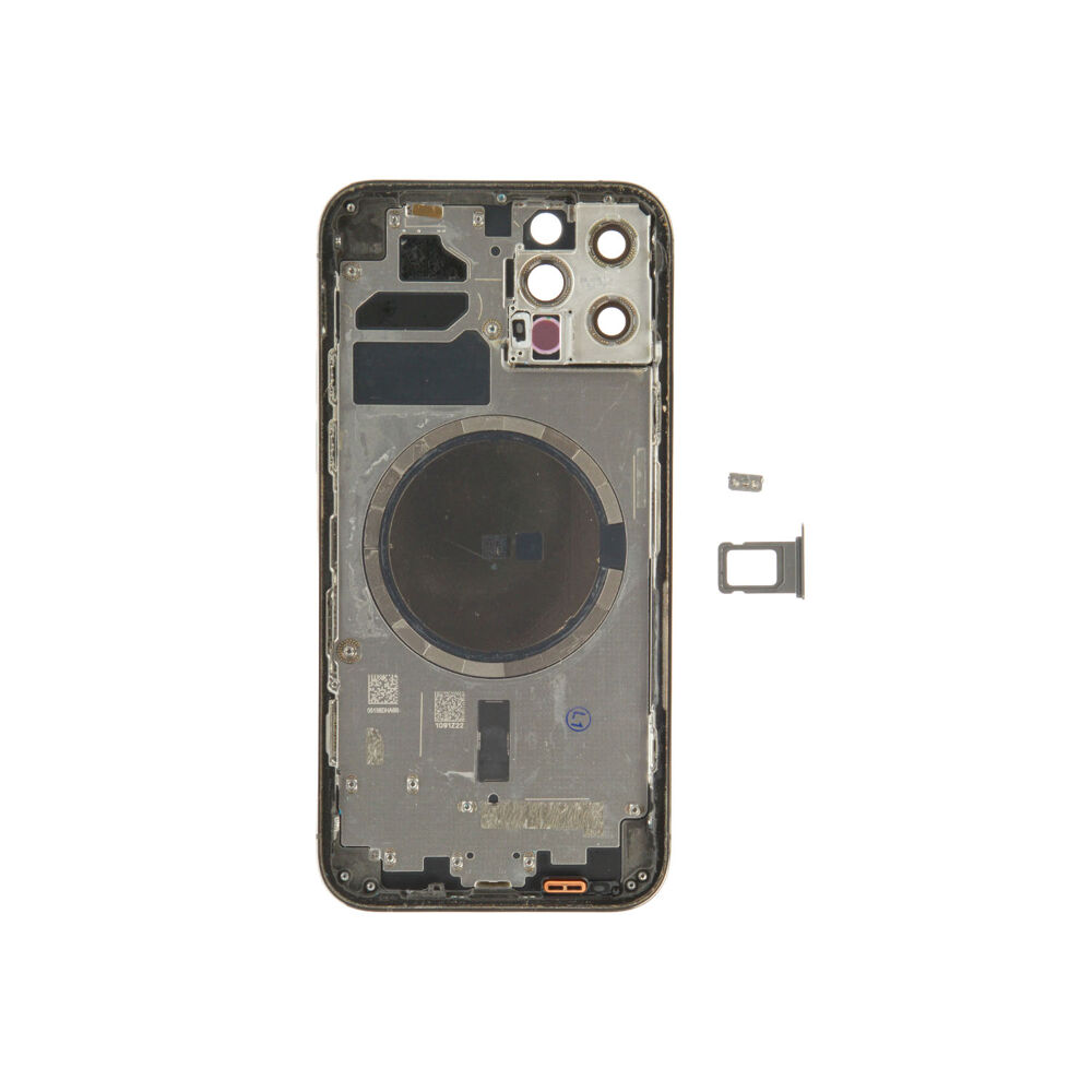 Rear Cover (Pulled A) excl. small parts - Graphite, For iPhone 12 Pro