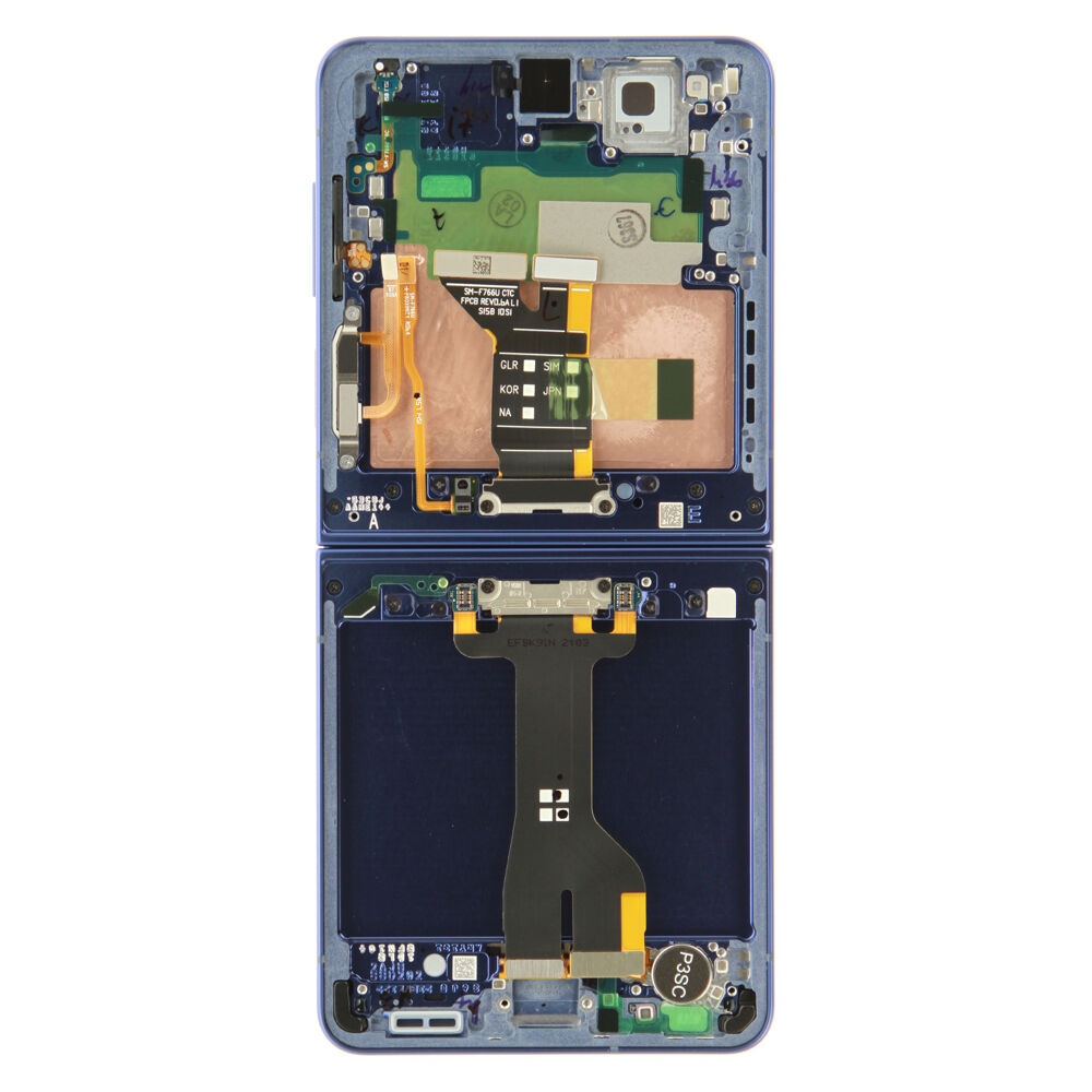 Módulo Pantalla Display (Original) - Dark Blue, Samsung Galaxy Z Flip7; SM-F766 Original Service Pack GH82-38794A
