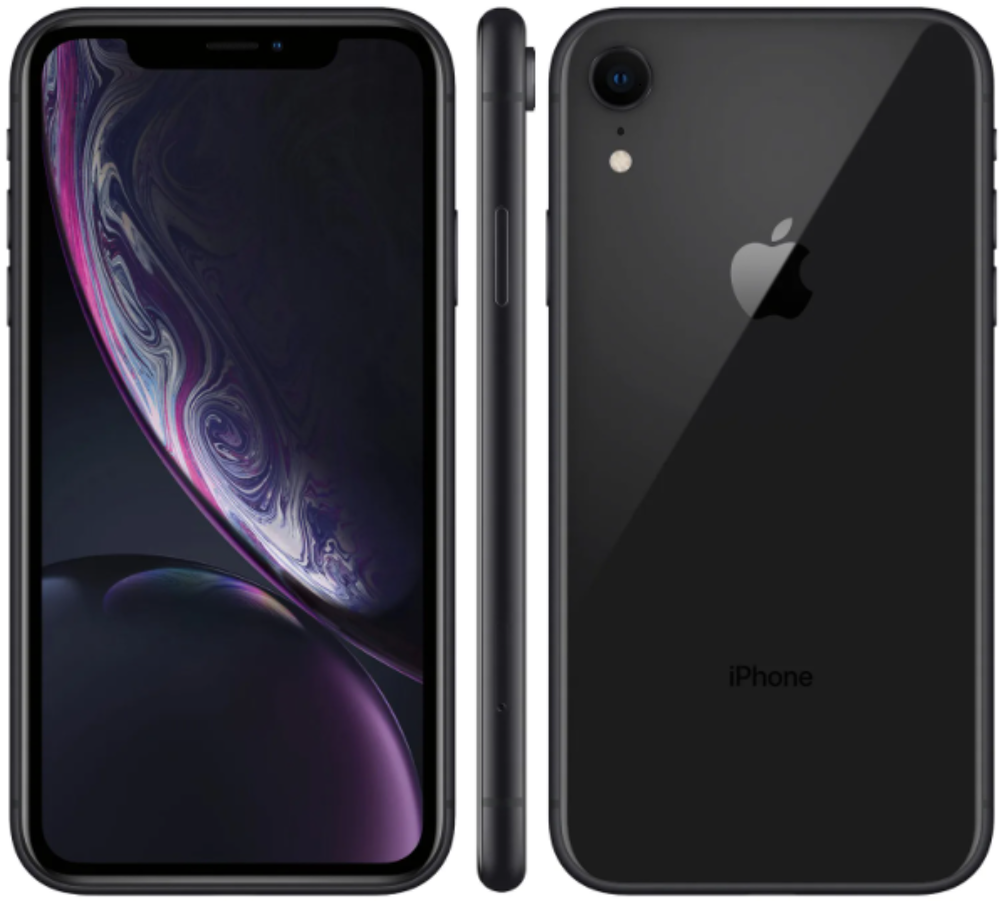 iPhone XR - 128GB - Black - (PO Slightly used, B)