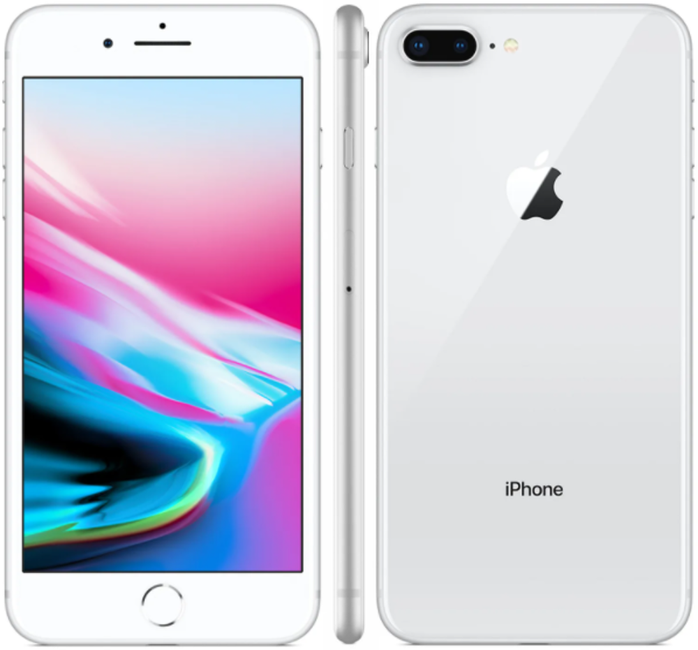 iPhone 8 Plus - 64GB - Silver - (PO Nearly new, A)