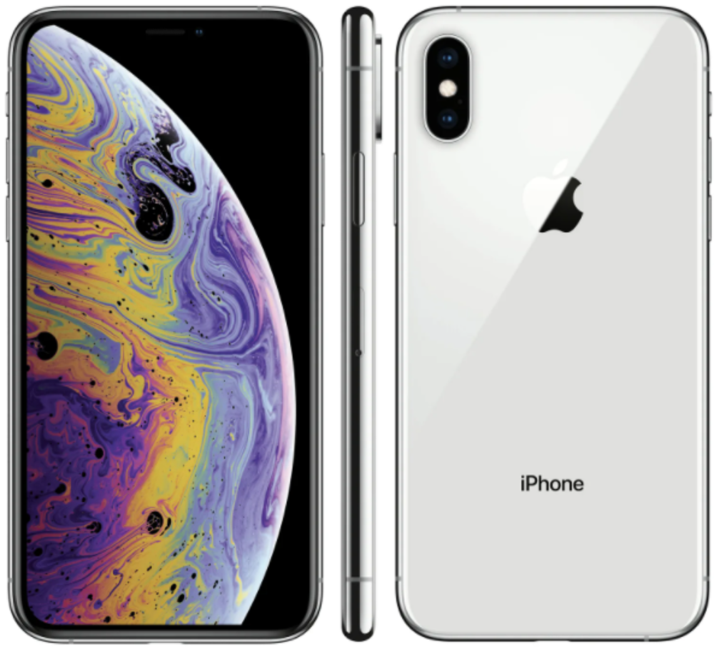 iPhone XS - 64GB - Silver - (PO Intensively used, C)