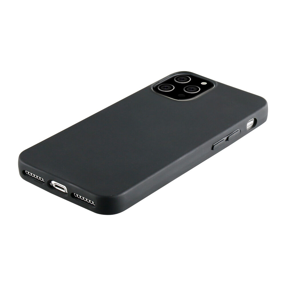 Soft Case - Matt Black, Apple iPhone 12 / 12 Pro