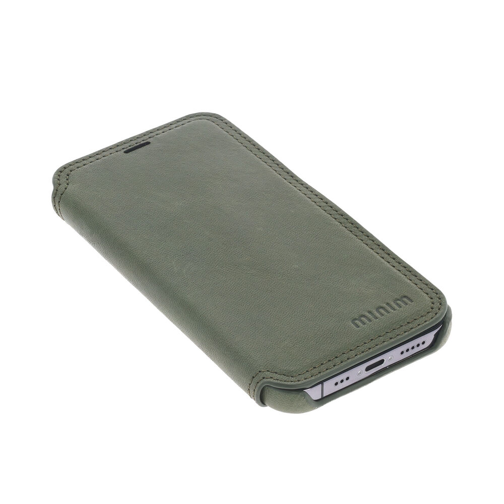 Book Case - Dark Olive, for iPhone 13 Pro