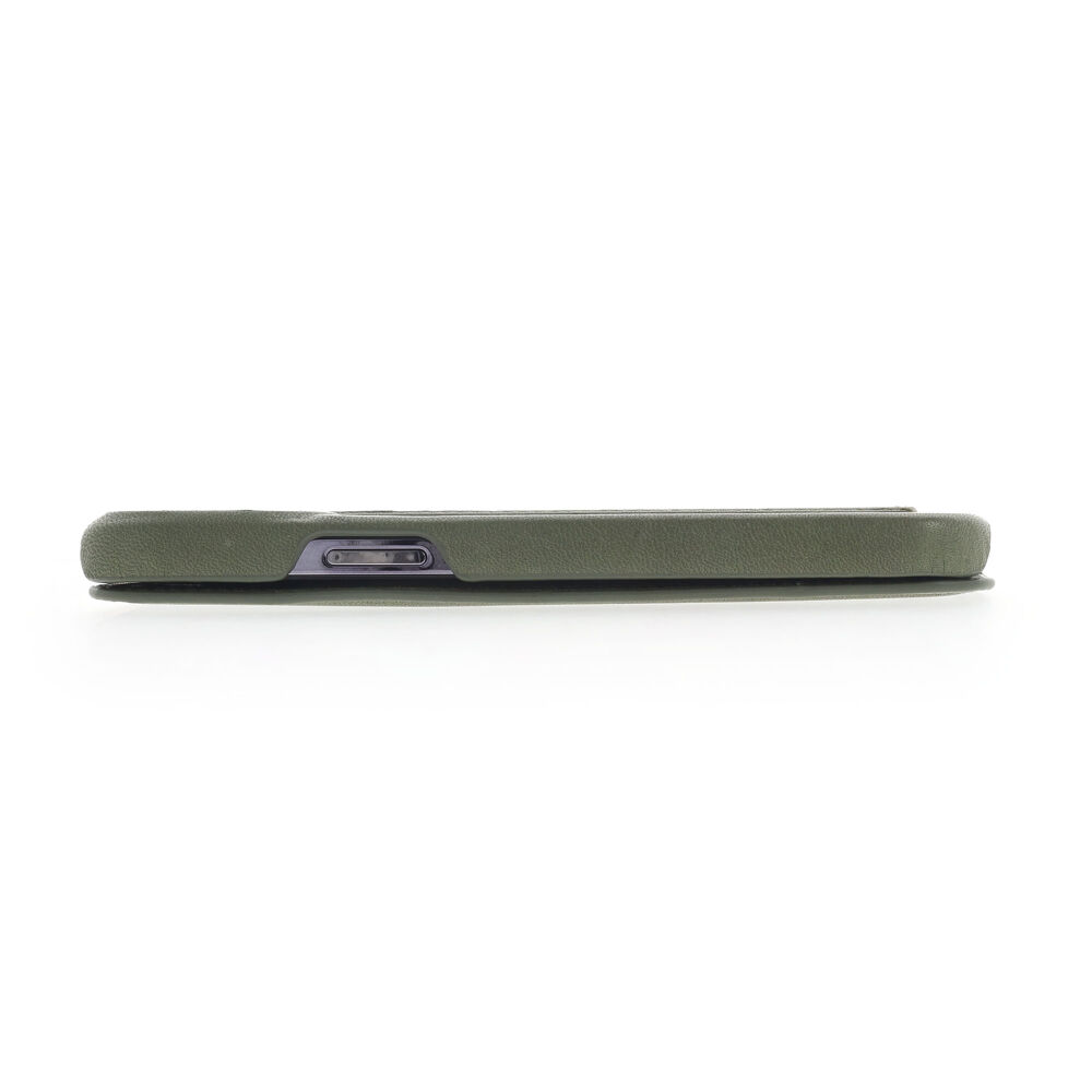 Book Case - Dark Olive, for iPhone 13 Pro Max