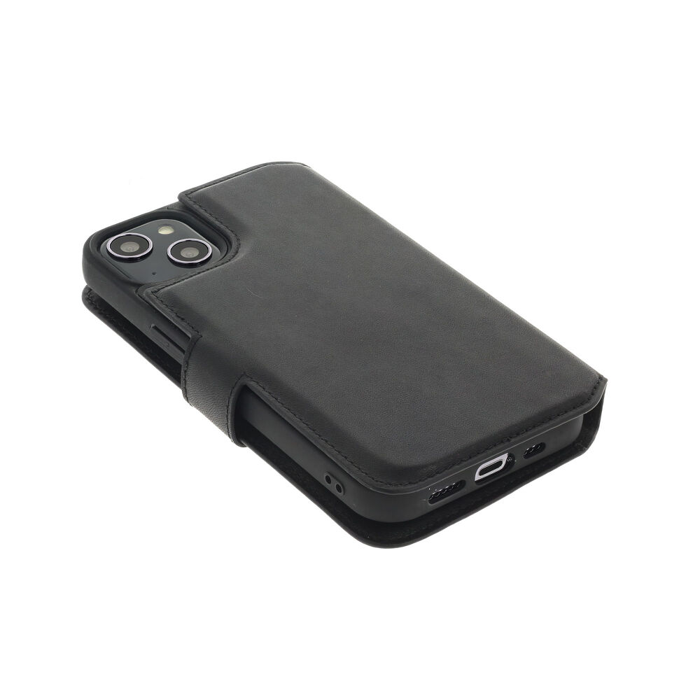 2 in 1 Wallet Case - Black, for iPhone 13 Mini