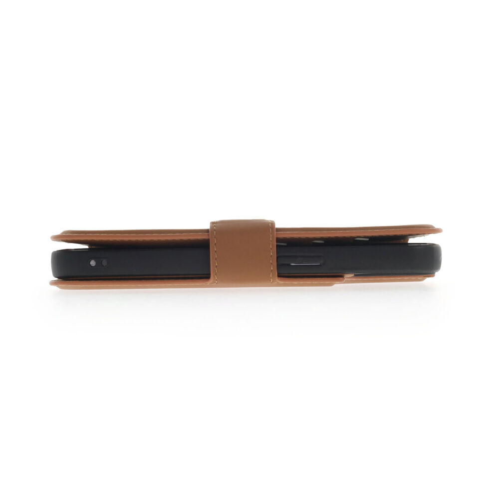 2 in 1 Wallet Case - Light Brown, for iPhone 13 Mini