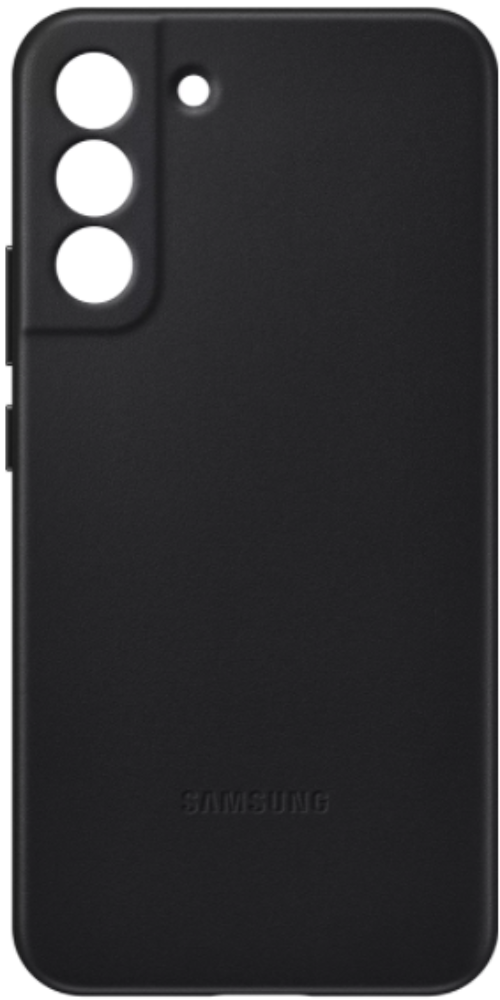 Samsung Galaxy S22 Plus Leather Cover Black