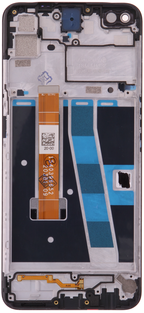 Módulo Pantalla For OPPO Display (Refurb) - Black, Oppo A92 / A72 (4G) / A52 Original Service Pack