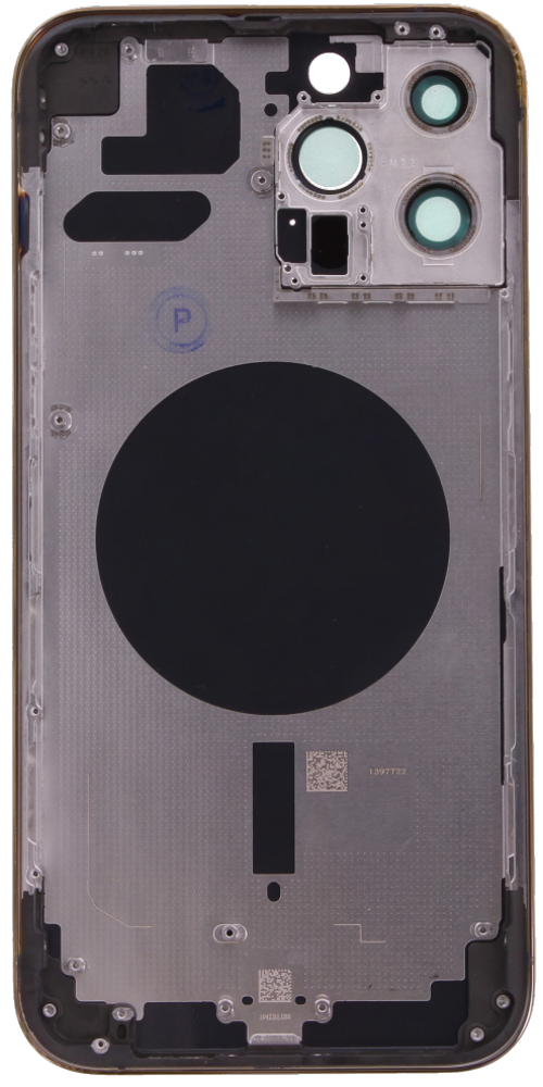 Rear Cover (excl. Logo) - Graphite, For iPhone 13 Pro Max