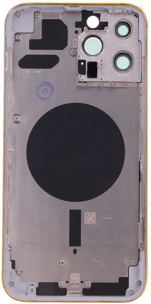 Rear Cover (excl. Logo) - Silver, For iPhone 13 Pro Max