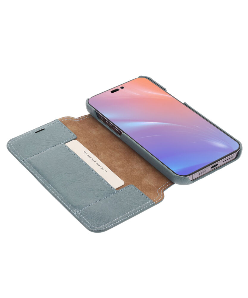 Book Case - Light Blue, for iPhone 14 Pro Max