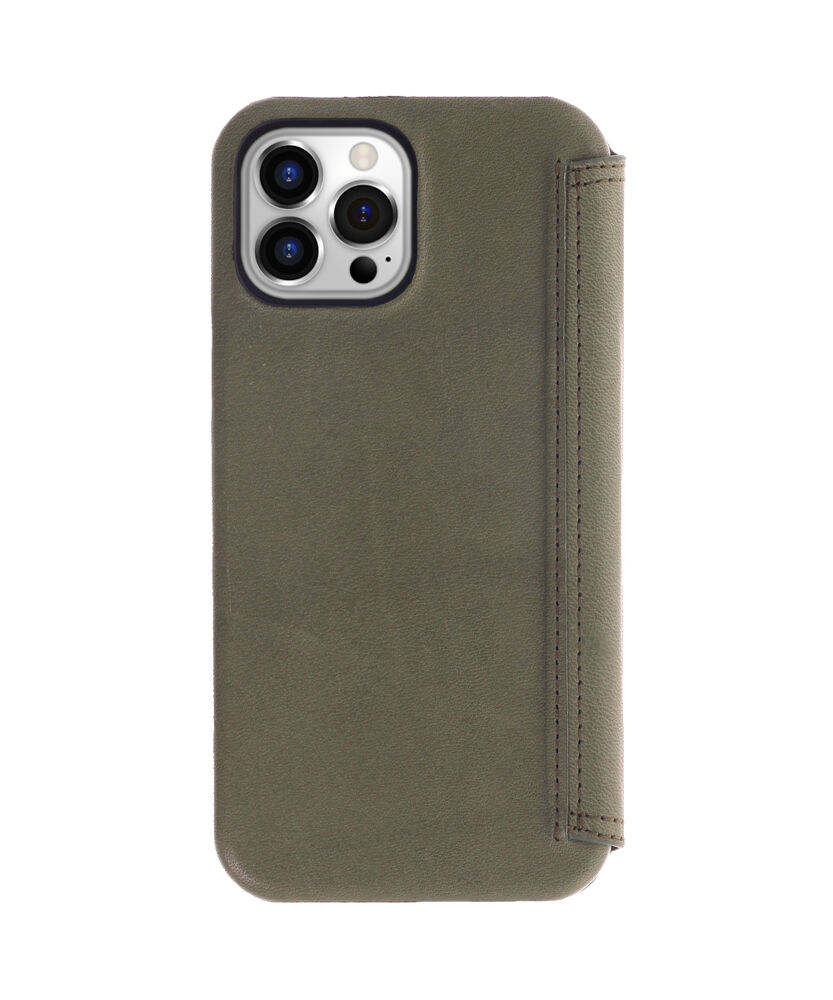 Book Case - Olive Green, for iPhone 14 Pro Max