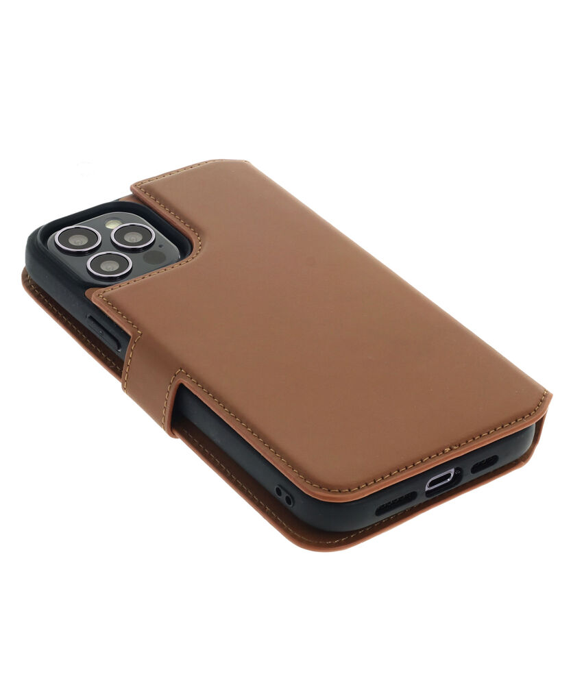 2 in 1 Wallet Case - Light Brown, for iPhone 14 Pro Max