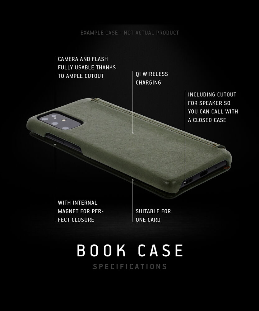 Book Case - Black, for iPhone 15 Plus