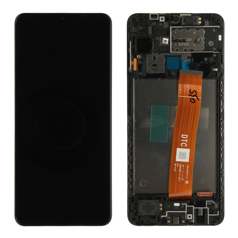 Módulo Pantalla Display (Original) - Black, Samsung Galaxy A12; SM-A125 Original Service Pack GH82-24490A