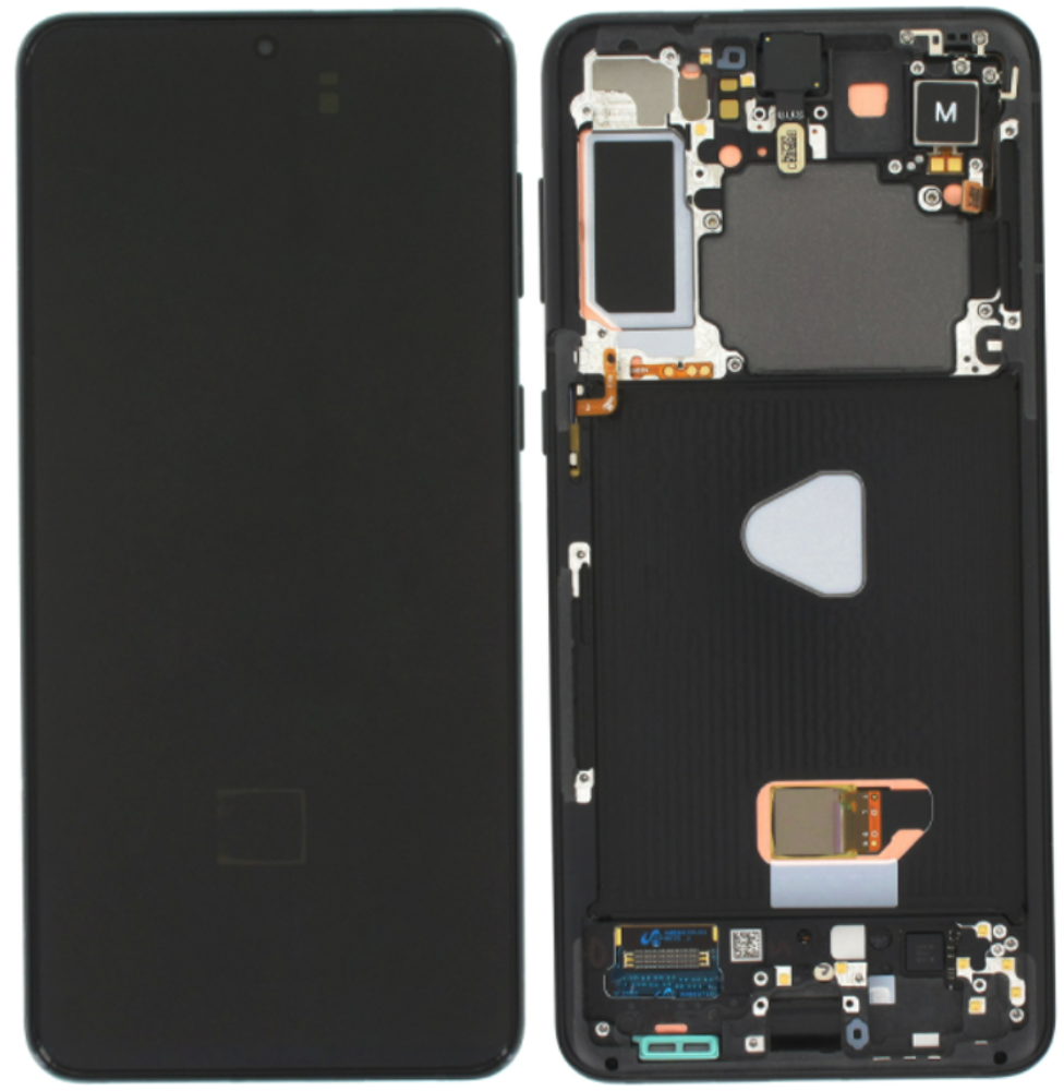 Módulo Pantalla Display incl. cam (Original) - Phantom Black, Samsung Galaxy S21 Plus; SM-G996B Original Service Pack GH82-24553A