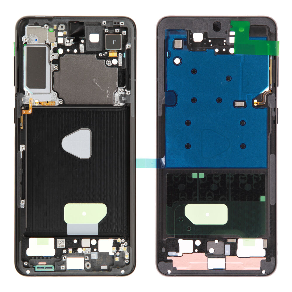 Middle frame (Original) - Black, Samsung Galaxy S21 Plus (5G); SM-G996