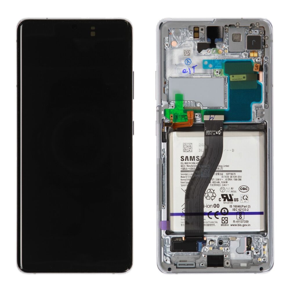 Módulo Pantalla Display (Original) - Phantom Silver, Samsung Galaxy S21 Ultra; SM-G998B Original Service Pack GH82-26040B
