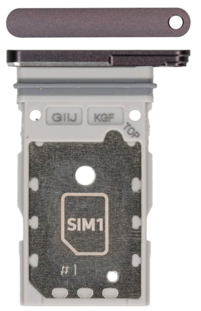 SIM tray (Original) - Graphite, Samsung Galaxy S21 FE; SM-G990