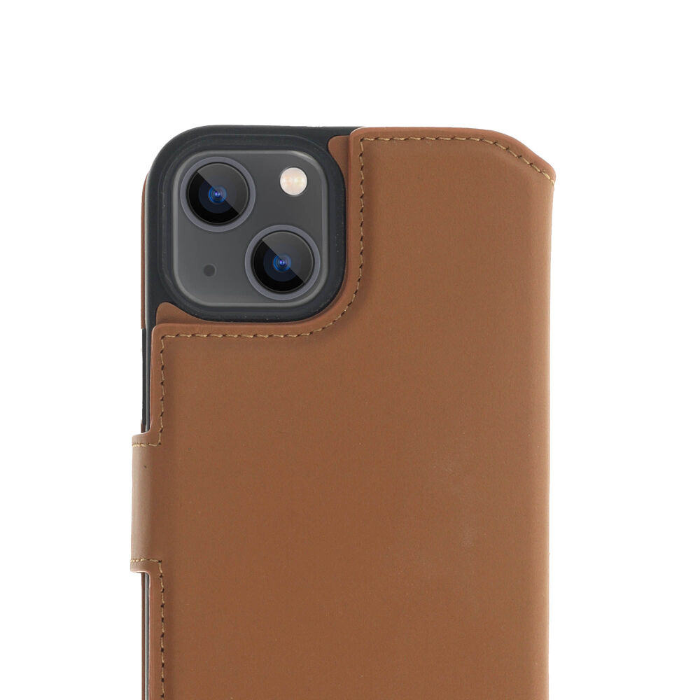 2 in 1 Wallet Case - Light Brown, for iPhone 13 Mini