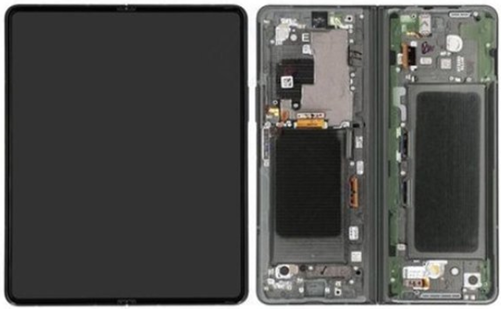 Módulo Pantalla Display inner (Original) - Phantom Green, Samsung Galaxy Z Fold3 (5G); SM-F926 Original Service Pack GH82-26283B