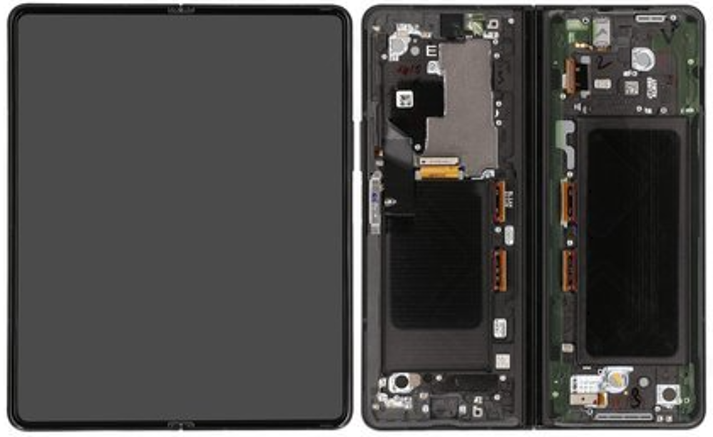 Módulo Pantalla Display inner (Original) - Phantom Black, Samsung Galaxy Z Fold3 (5G); SM-F926 Original Service Pack GH82-26283A
