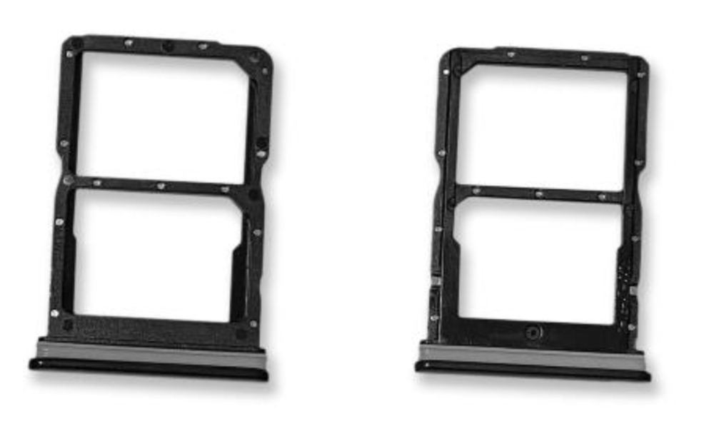 SIM tray (Original) - Black, Huawei P Smart S (Y8P)