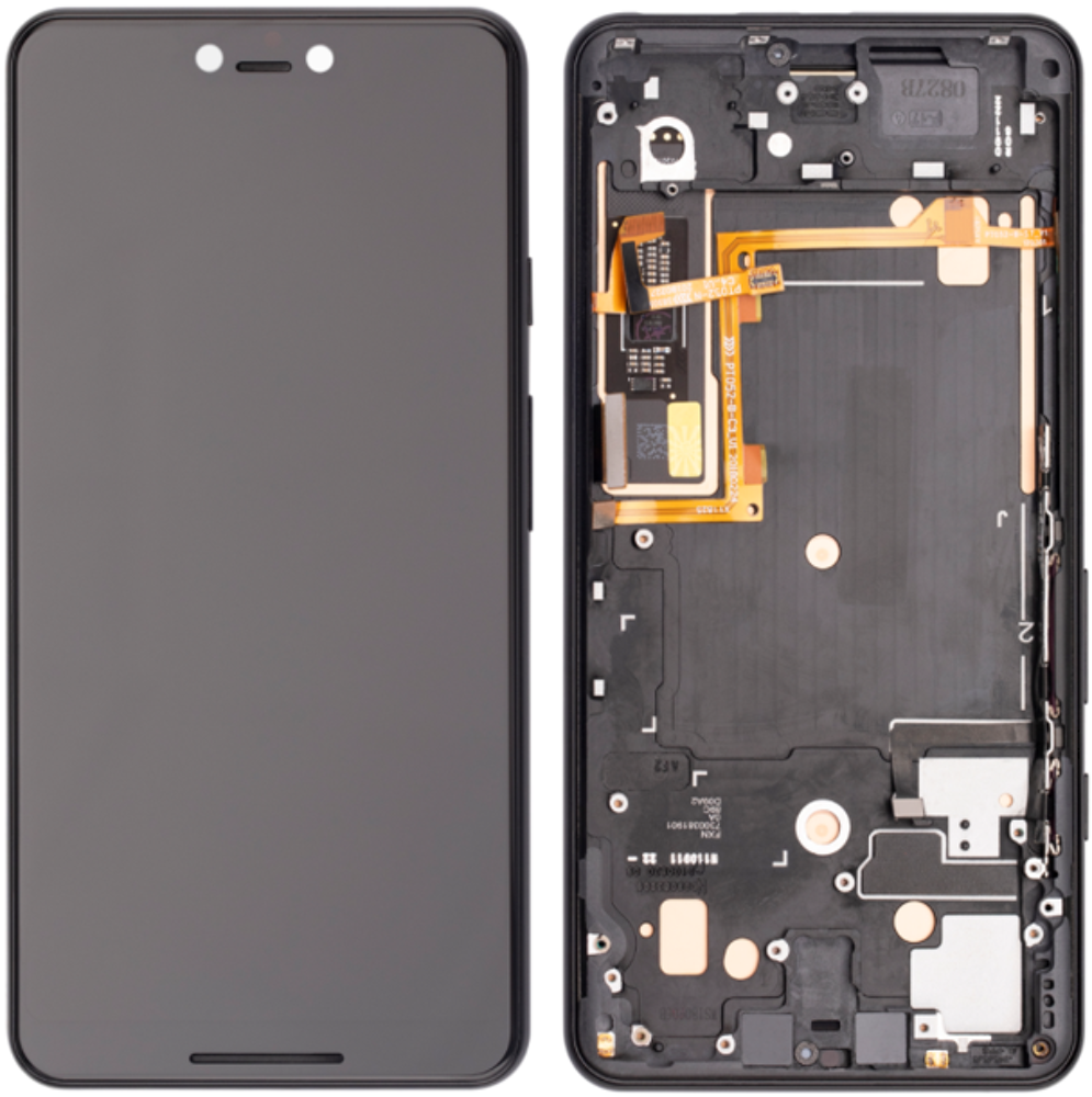 Módulo Pantalla For Google Display incl. frame (Refurb) - Just Black, Google Pixel 3 XL Original Service Pack