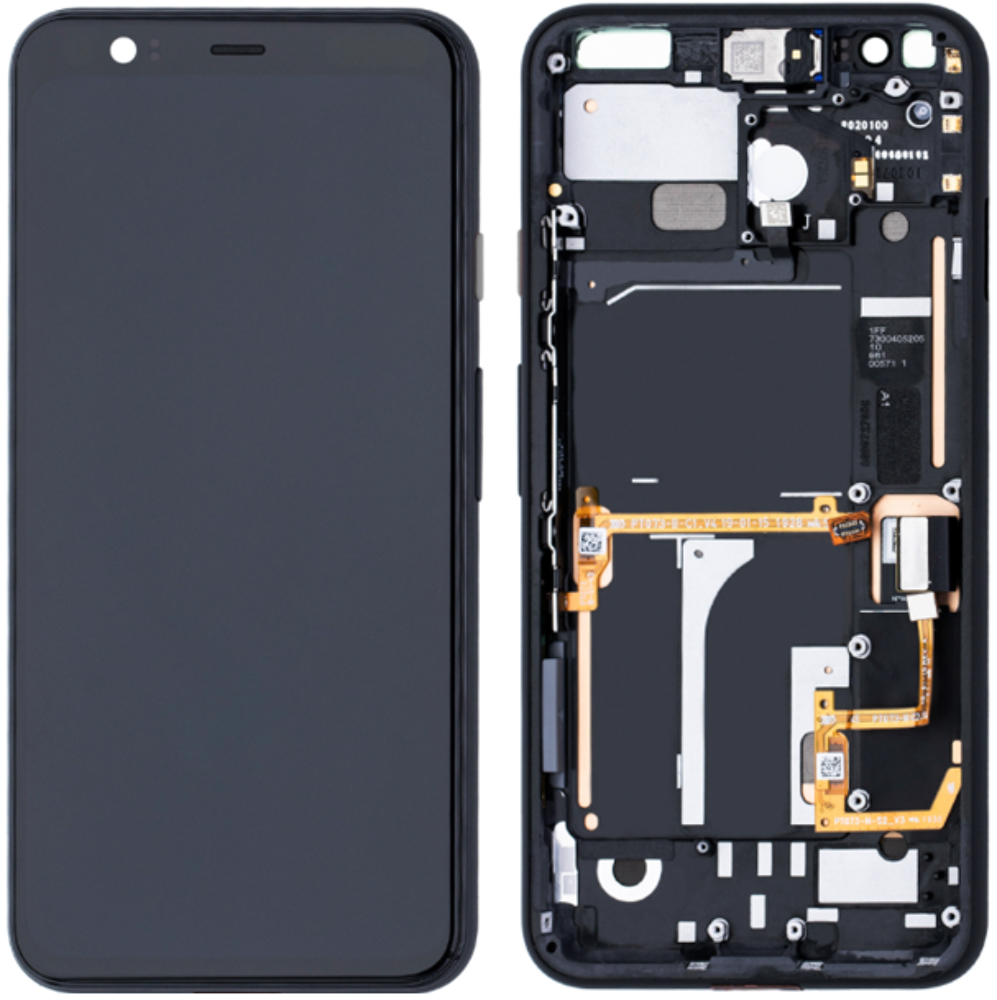 Módulo Pantalla For Google Display incl. frame (Refurb) - Just Black, Google Pixel 4 Original Service Pack