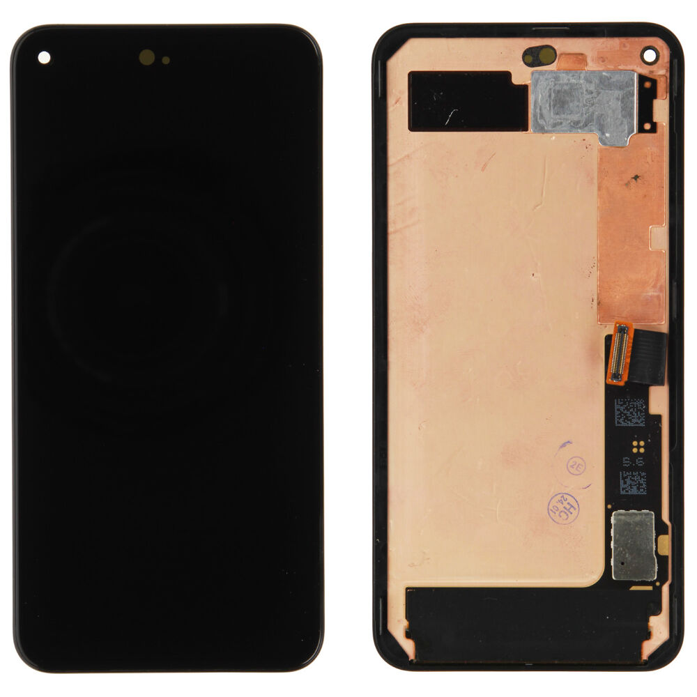 Módulo Pantalla For Google Display incl. frame (Refurb) - Just Black, Google Pixel 5 Original Service Pack