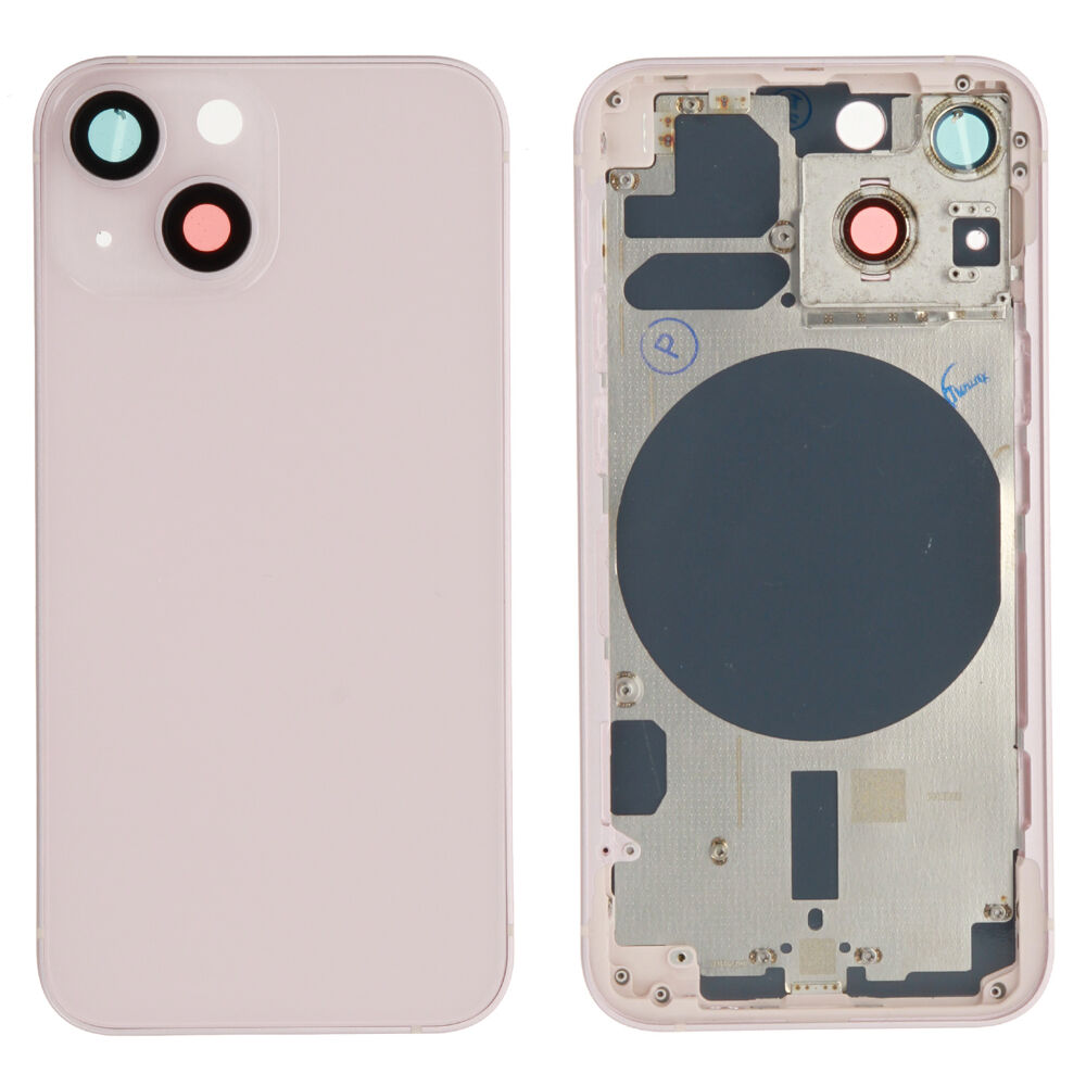 Rear Cover (excl. Logo) - Pink, For iPhone 13 mini