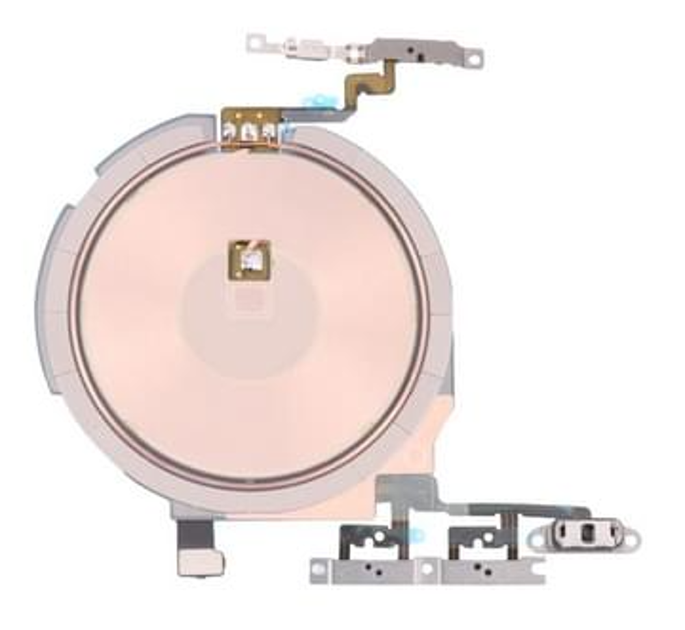 Wireless Charging incl. Flex Cable Volume Button, For iPhone 13 mini