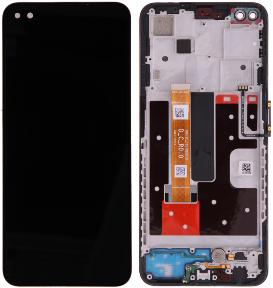 Display (Original) - Black, Oppo Reno 4Z (5G) / A92s