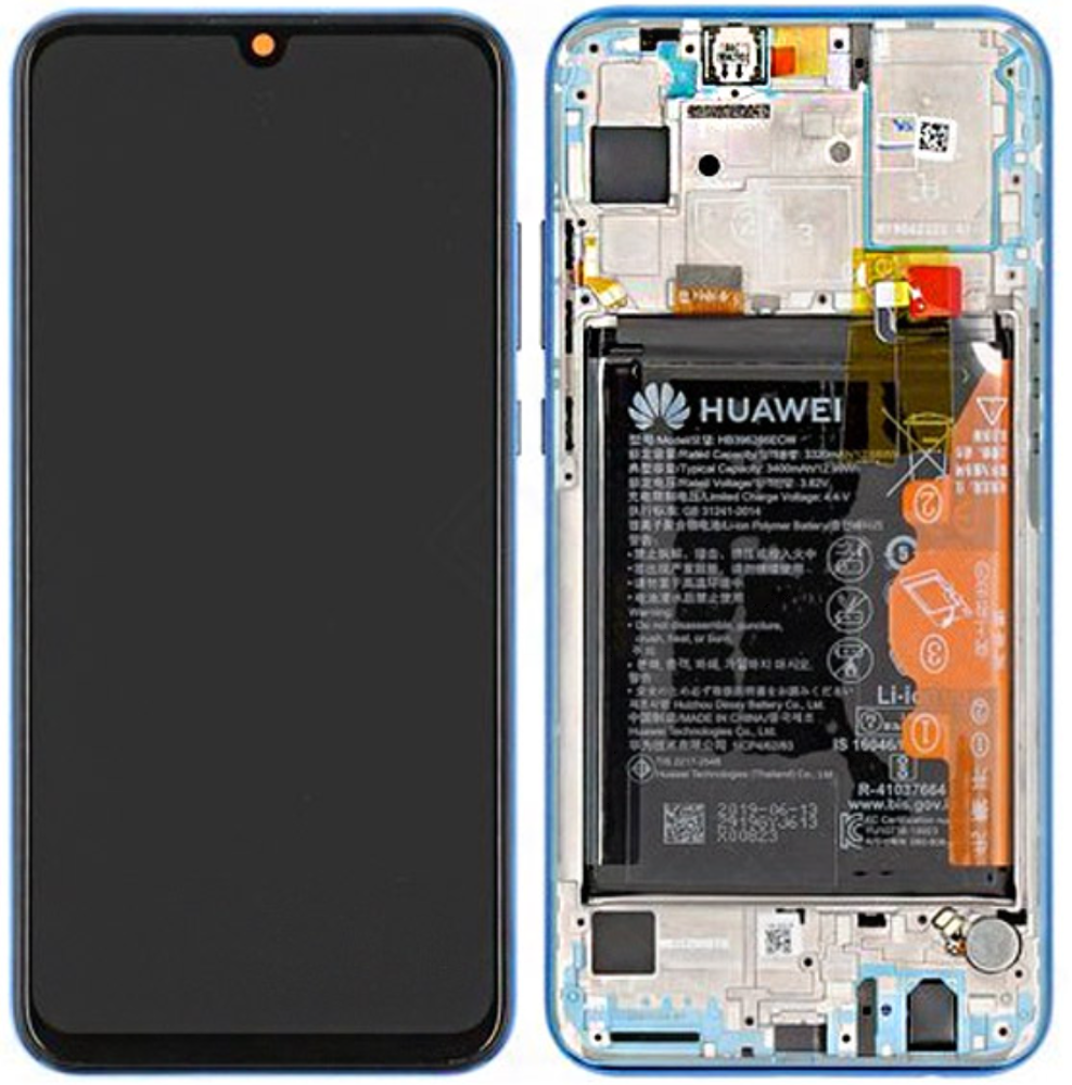 Módulo Pantalla Display incl. frame (Original) - Blue, Honor 20 Lite Original Service Pack