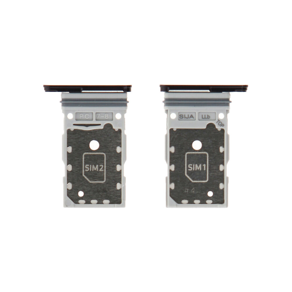 SIM tray (Original) - Black, Samsung Galaxy S22 / S22 Plus; SM-S906 / S901