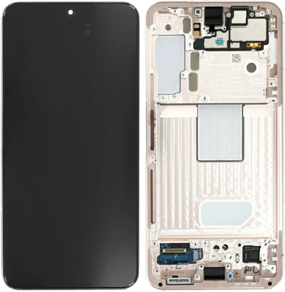 Módulo Pantalla Display (Original) - Pink Gold, Samsung Galaxy S22; SM-S901B Original Service Pack GH82-27520D