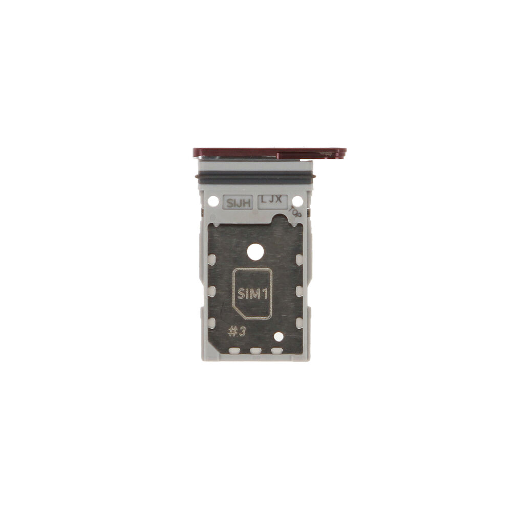 SIM tray (Original) - Burgundy, Samsung Galaxy S22 Ultra; SM-S908