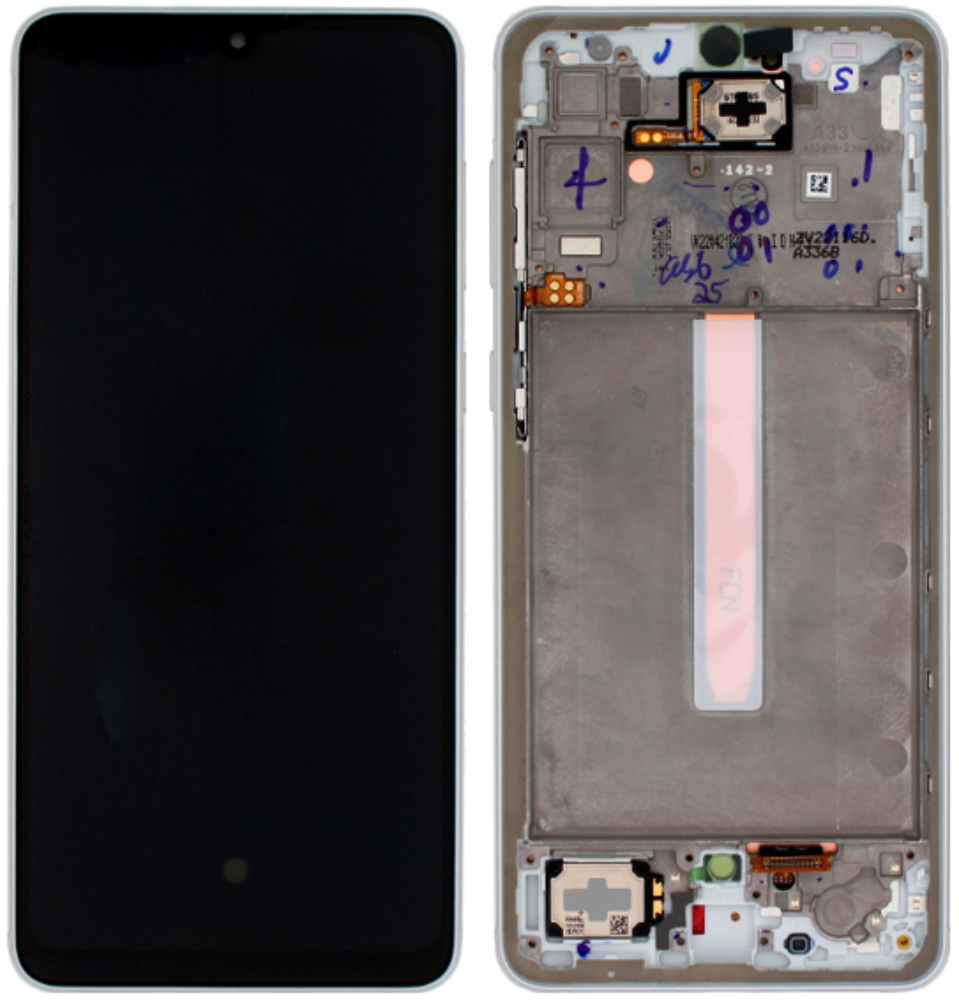 Módulo Pantalla Display (Original) - White, Samsung Galaxy A33 (5G); SM-A336 Original Service Pack GH82-28143B