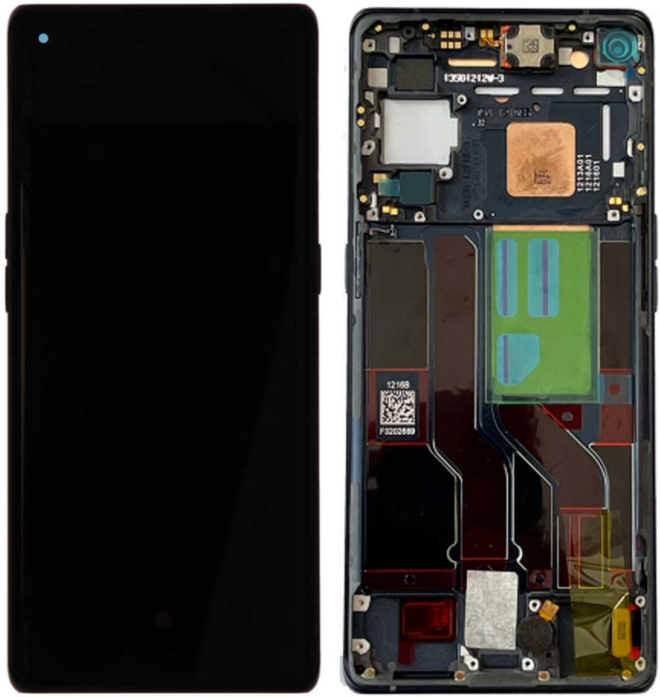 Display (Original) - Black, Oppo Find X3 Neo / Reno 5 Pro
