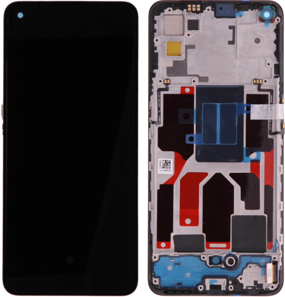 Display (Original) - Black, Oppo Find X3 Lite / Reno 5 (5G)