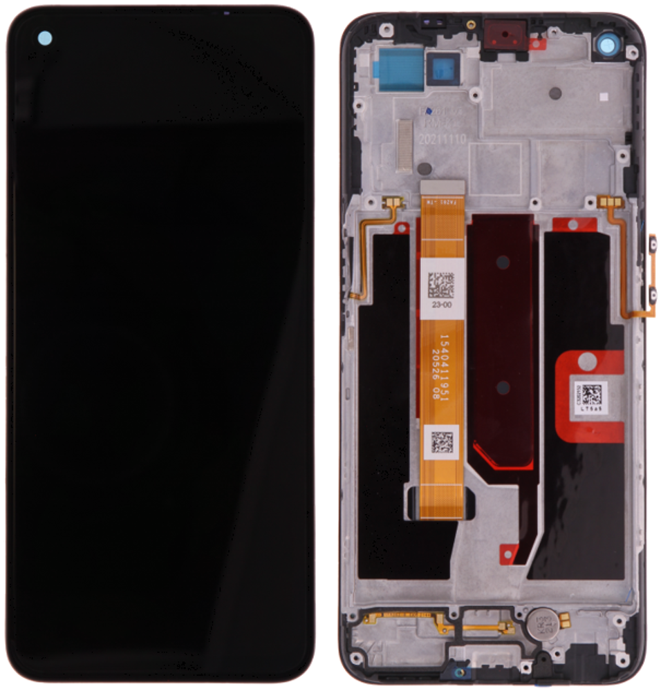 Módulo Pantalla Display (Original) - Black, Oppo A74 (5G) / Oppo A54 (5G) Original Service Pack