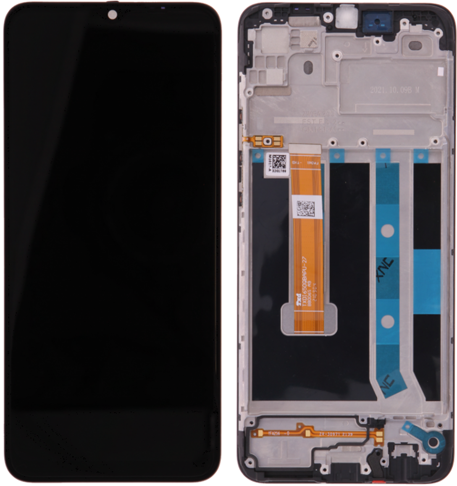 Display (Original) - Black, Oppo A15 / Oppo A15s